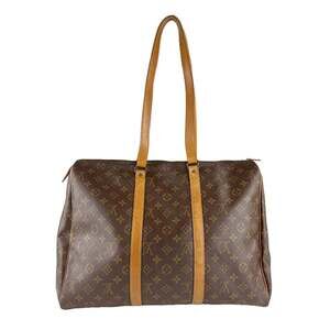 LOUIS VUITTON Brown Monogram Canvas Shoulder Bag